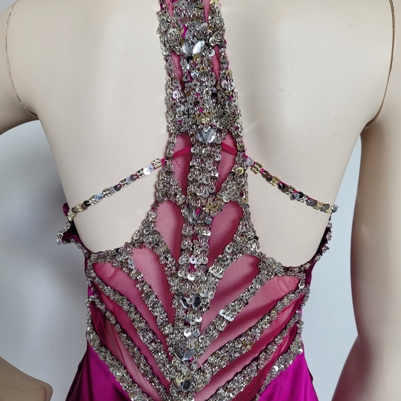 Purple mermaid gown - Picture 3 of 5